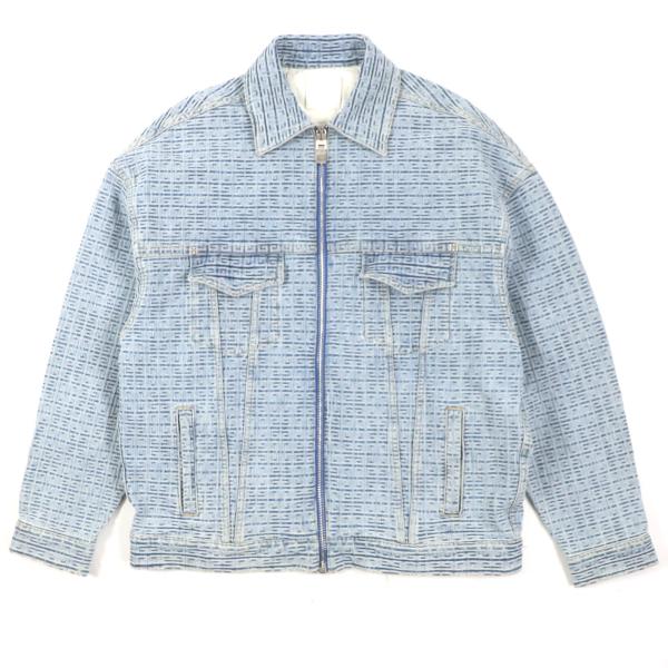 未使用品▼GIVENCHY ジバンシィ BM012N50P9 4G コットン100% ジップアップ ...