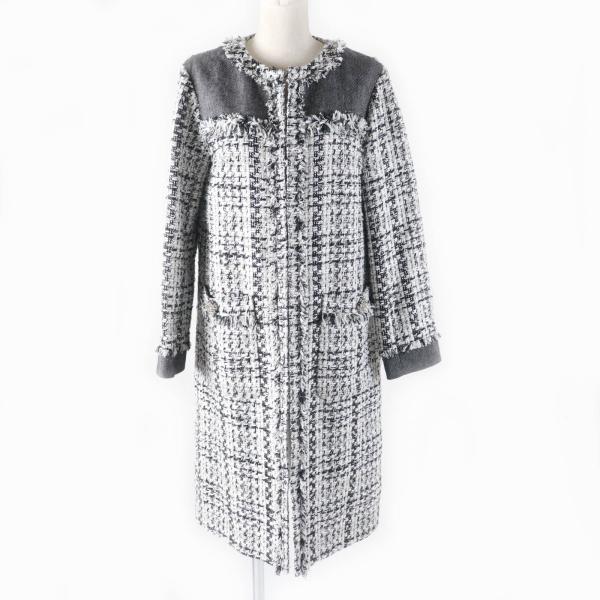 極美品★GRACE Class グレース クラス ジュール・トゥルニエ社製生地使用 ビジューボタン付...