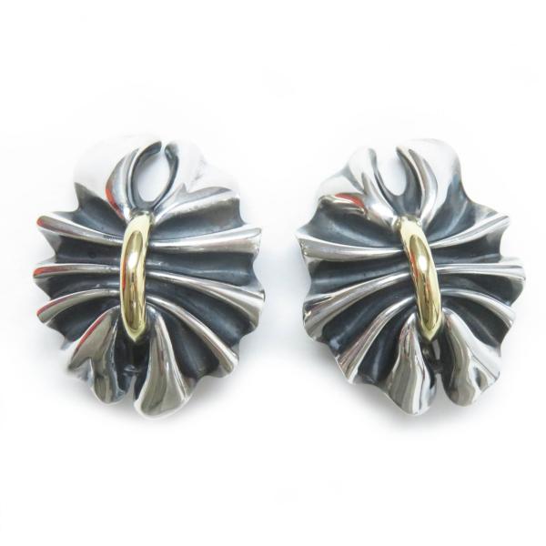 美品◎Georg Jensen ジョージジェンセン 400 コンビ 大ぶり イヤリング SV925 ...