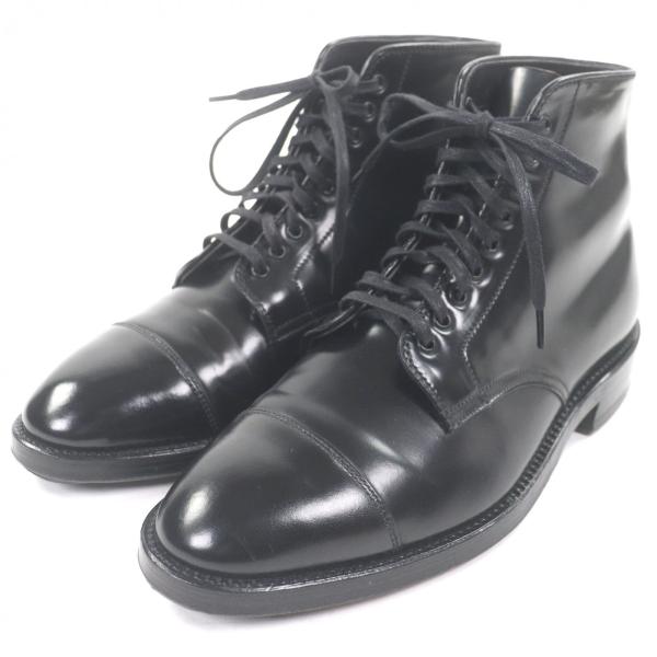 美品□ALDEN オールデン 4065 コードバン キャップトゥ ストレートチップ レザー チャッカ...