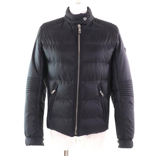 美品★PRADA プラダ 290545 トライアングルロゴ ZIP UP ダウンジャケット アウター...