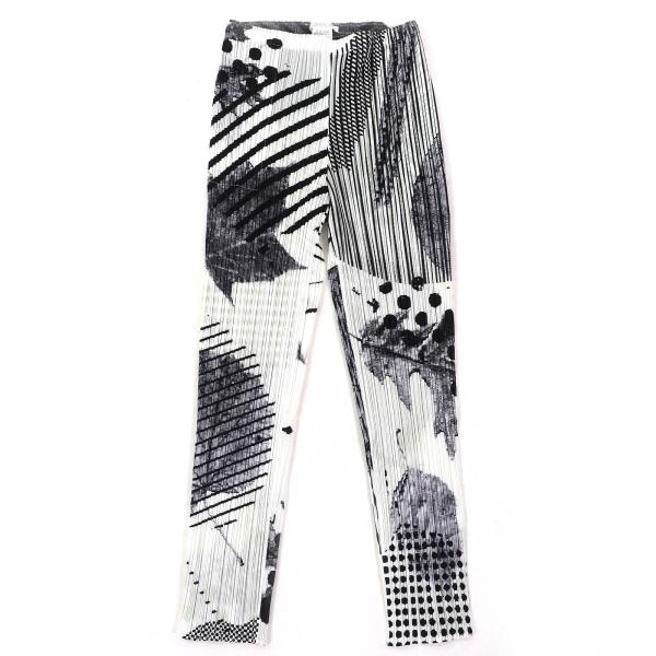 極美品△PLEATS PLEASE プリーツプリーズ イッセイミヤケ PP41-JF772 総柄デザ...