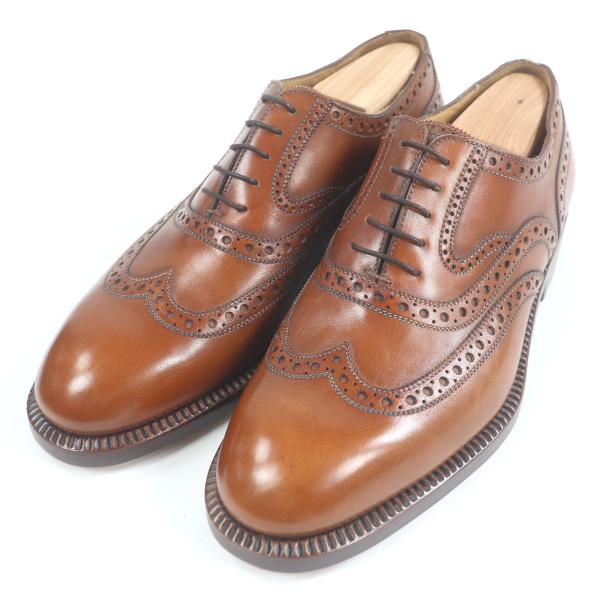 未使用品□FRANCESCO BENIGNO フランチェスコ ベニーニョ レザー ウィングチップ パ...