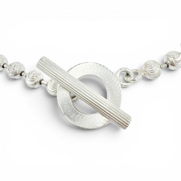 美品◇GUCCI グッチ 602736 ボールチェーン ネックレス Lサイズ AG925 アクセサリ...