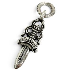 美品□CHROME HEARTS クロムハーツ #5 DAGGER ダガー SV925 ネックレスチャーム ペンダントトップ シルバー 重量5g メンズ 保存袋付き
