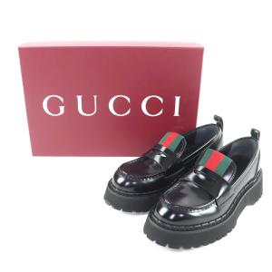 極美品★GUCCI グッチ 806399 レザ...の詳細画像1