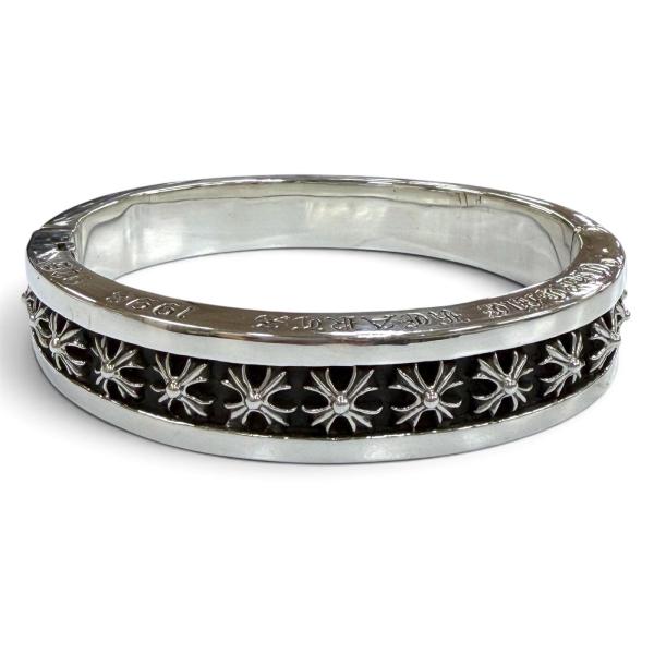 美品▼CHROME HEARTS クロムハーツ NARROW V BAND CH Plus Bang...