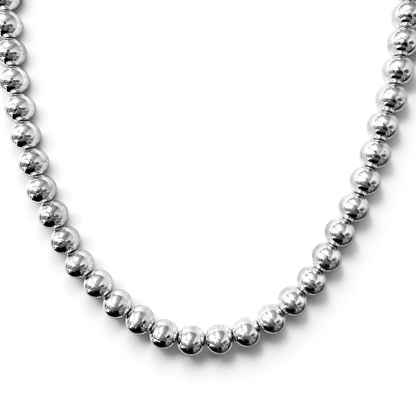 極美品□TIFFANY&amp;Co. ティファニー ハードウェア ロング ボールネックレス SV925 ア...