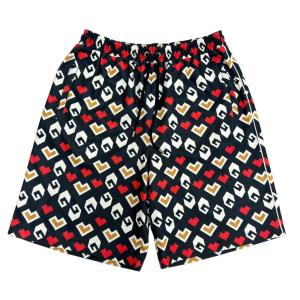 極美品●GUCCI グッチ 23AW 752639 スクエアG ハートプリント 総柄 テクニカルジャージー ショート パンツ M イタリア製 正規品 メンズ