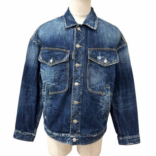 【ドンドン見直し】美品□DSQUARED2 S74AM1364 Dropped Shoulder J...