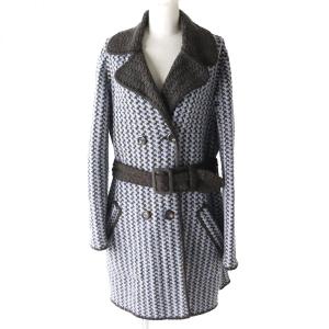 極美品☆M MISSONI エムミッソーニ モヘア混 ボーダーデザイン ニット