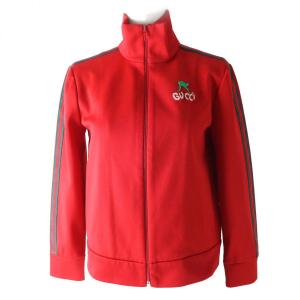 極美品★GUCCI×adidas  グッチ×アディダス 717297 モヘア混 インナー付 トレフォイル スリーライン 鍵編み クロップド丈 七分袖 ニット アイボリー S イタリア製 正規品 レディース 極美品☆GUCCI×adidas グッチ×アディダス 717297 モヘア混 インナー付