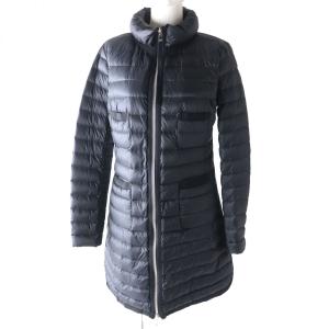 美品★正規品 MONCLER モンクレール BOGUE ボーグ スタンドカラー ZIP UP 軽量 ライトダウンコート レディース ブラック 黒 サイズ1｜brand-td-store