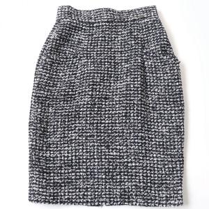 CHANEL 【値下げ】CHANEL ココマークツイードスカート