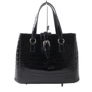 美品 ペレリールッソ PELLEY LUSSO トートバッグ 肩がけ クロコダイル