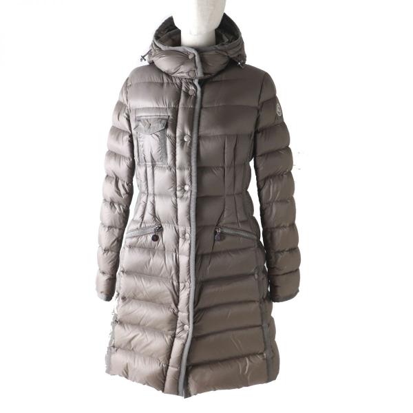 美品◎正規品 MONCLER HERMINE エルミンヌ レディース 美シルエット ワッペン・フード...