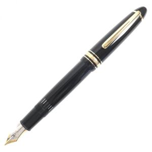 極美品▼MONTBLANC モンブラン マイスターシュテュック No.146 ホワイトスター ペン先18K 万年筆 黒×ゴールド Mニブ ドイツ製 ケース付｜brand-td-store