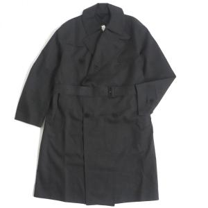 未使用品▼定価61600円 DESCENTE デサントポーズ DLMMJC37 ウールミックス シームテープ トレンチコート グレー L メンズ 正規品 タグ付き｜brand-td-store