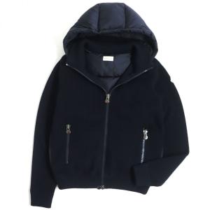 極美品◇20年製 MONCLER モンクレール CARDIGAN 袖ロゴデザイン WZIP