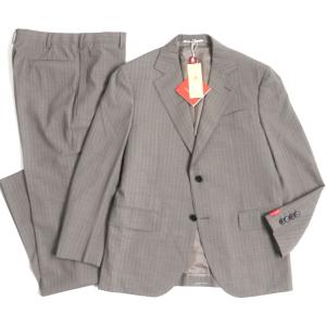 未使用級 スリーピース 伊生地 マッキントッシュロンドン スーツ セットアップ セール】 【NEW BRIDGE】【LoroPiana Fabric】ピンドットスーツ