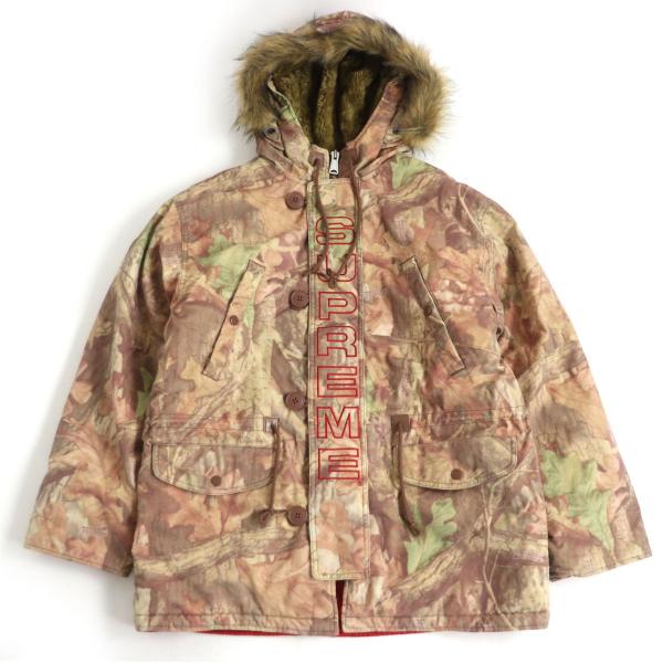 未使用□19AW シュプリーム Spellout N-3B Parka A. Timber Camo...