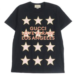 GUCCI 美品□GUCCI/グッチ 625306 ロゴワッペン サイドライン 