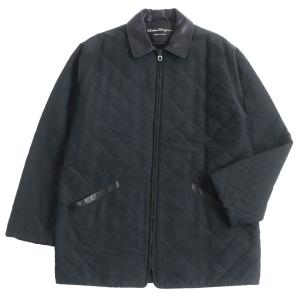サルバトーレフェラガモ　チェックテーラードジャケット ferragamo 美品△Salvatore Ferragamo サルヴァトーレフェラガモ チェック