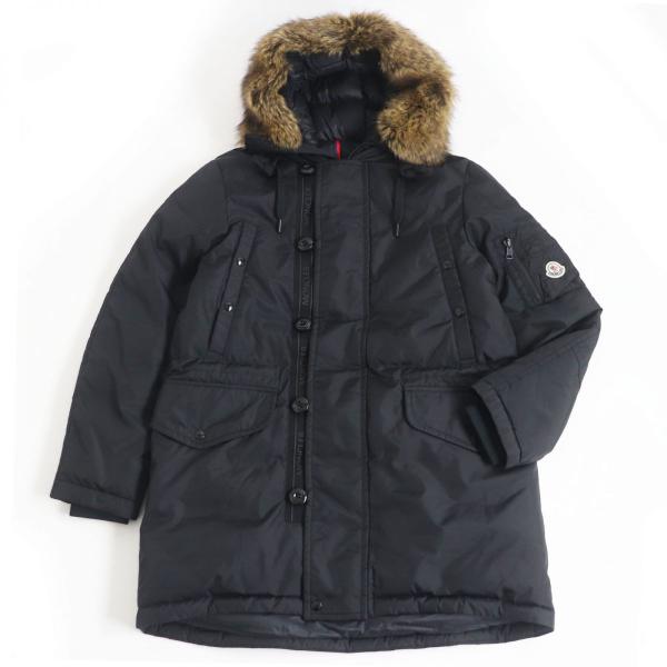 美品□21-22AW MONCLER/モンクレール AJA GIUBBOTTO エコファー フーデッ...