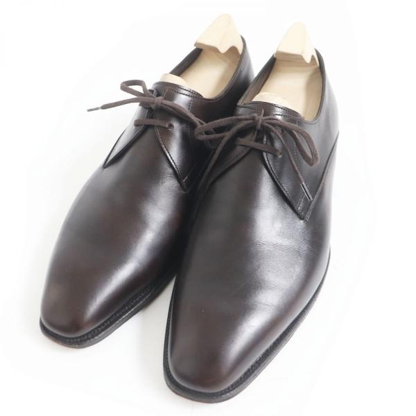 美品□JOHN LOBB/ジョンロブ 8000ラスト ARCHER プレーントゥ レースアップ レザ...