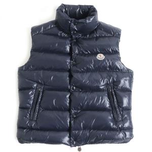 美品□2017年製 MONCLER/モンクレール TIB GILET ロゴワッペン付き WZIP×ス...