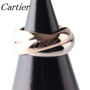 カルティエ  現行モデル トリニティ リング #59 LM AU750 スリーカラー 新品仕上げ済 Cartier【10742】｜brand-theatron