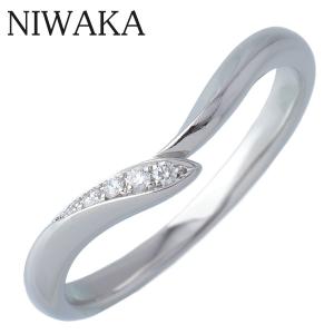 俄 ダイヤ リング 初桜 13号 PT950 新品仕上げ済 ニワカ NIWAKA【15957】｜brand-theatron