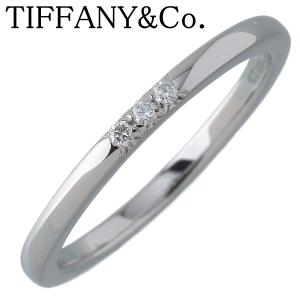 TIFFANY&Co. ティファニー ダイヤ リング フラットバンド 3PD 11.5号  