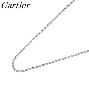 カルティエ チェーン ネックレス 46cm Au750WG 保証書(2024年) 新品仕上げ済 Cartier【26862】