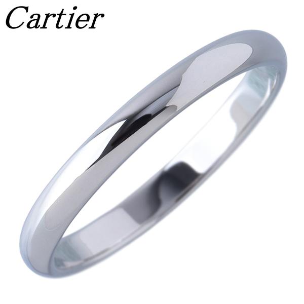 カルティエ 1895 ウェディング リング #53 幅2.4mm Pt950 新品仕上げ済 Cart...