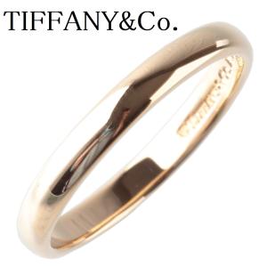 ティファニー　クラシック　バンド　リング　3mm　AU750　YG　19.5号〜20号　3.7g　新品仕上げ済　TIFFANY【3847】