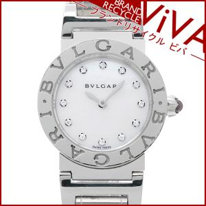 ブルガリ BVLGARI ブルガリブルガリ レディース 腕時計 BBL26S 12Pダイヤ ホワイトシェル文字盤 SS 腕周り16.5cm｜brand-viva