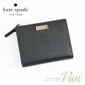 ケイトスペード 財布 レディース 二つ折り財布 KATE SPADE LAUREL WAY SMALL SHAWN  WLRU4940 Leather 001 セール 特価-SALE- TCLD-US8123