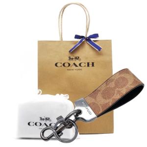 COACH（コーチ） キーホルダー キーリング 新作 新品 シグネチャー