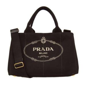 プラダPRADAバッグ 新作 pradaプラダ カナパ キャンバス ロゴ トートバッグ 2WAY ショルダーバッグ B2642B 1BG642 NERO 新作｜brand