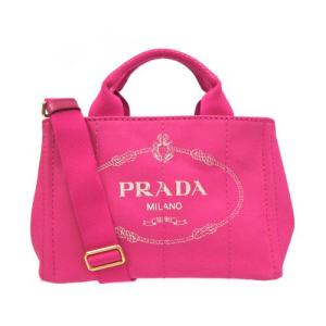 プラダPRADAバッグ 新作 pradaプラダ カナパ キャンバス ロゴ トートバッグ 2WAY ショルダーバッグ B2439G FUXIA 新作｜brand