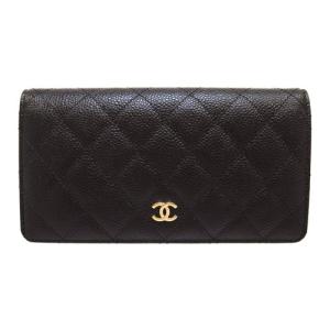 シャネル CHANEL 財布 新作 レディース 長財布 マトラッセ キャビア AP0233 新品 正規品｜brand