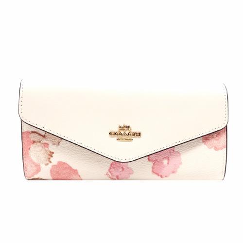 コーチ COACH 財布 長財布 新作 新品 フローラルプリント 花柄 二つ折り長財布 CU162 ...