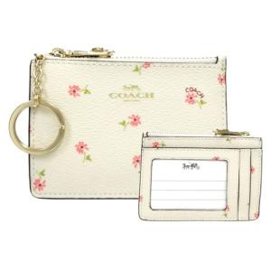 コーチ COACH 財布 コインケース フローラルプリント 花柄 コインケース F30019 IMCAH ホワイト 新作｜brand