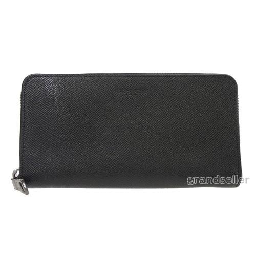 コーチ 財布 COACH 新作 メンズ ファスナー長財布 クロスグレイン レザー F-58107 B...
