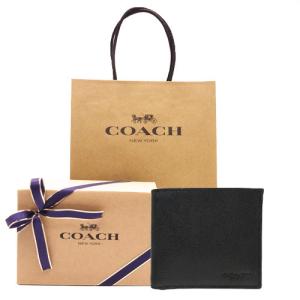 COACH（コーチ） 財布 折財布 二つ折り 財布 マネークリップ付き