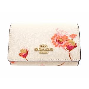 コーチ紙袋付き ギフト包装無料 コーチ キーケース COACH レディース 新品 新作 フローラルプリント 花柄 C0379 IMCAH｜brand