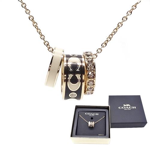 コーチ COACH ネックレス 新作 新品 シグネチャー ラインストーン サークル ネックレス CI...