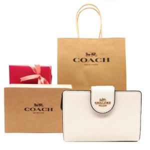 COACH（コーチ） 財布 サイフ 新品 フローラル 花柄 二つ折りがま口