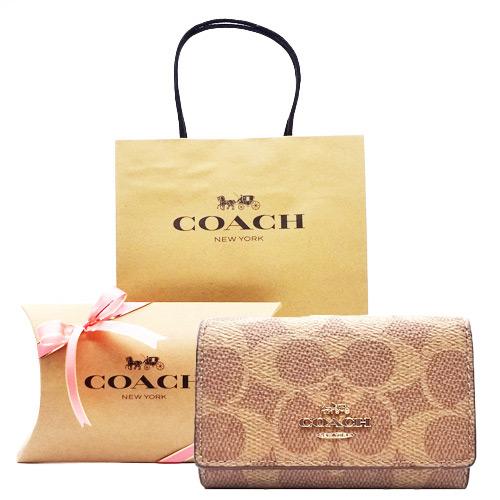 COACH コーチ キーケース 新作 新品 シグネチャー キーケース CZ-274 IMXHE 77...